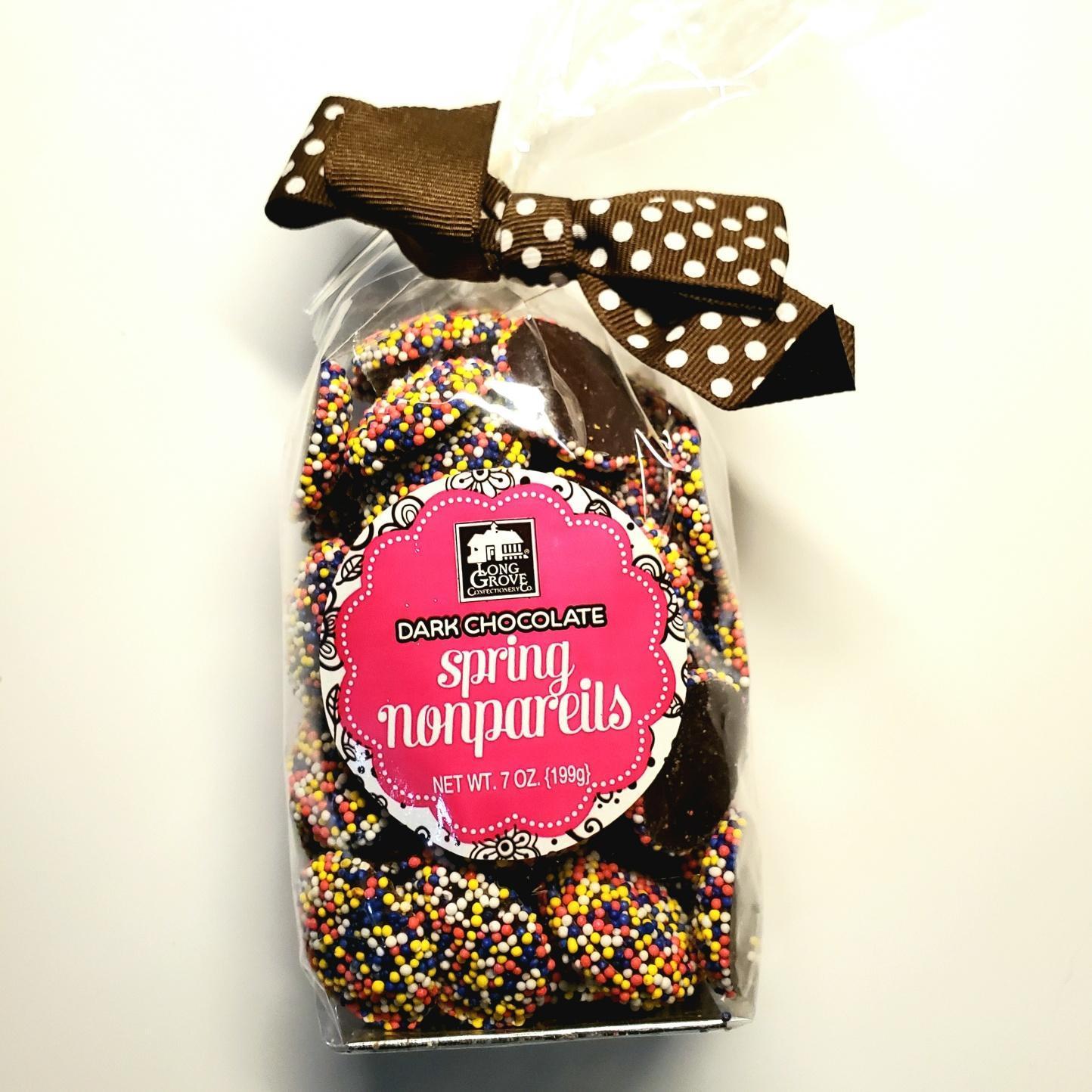 Dark Chocolate Spring Nonpareils