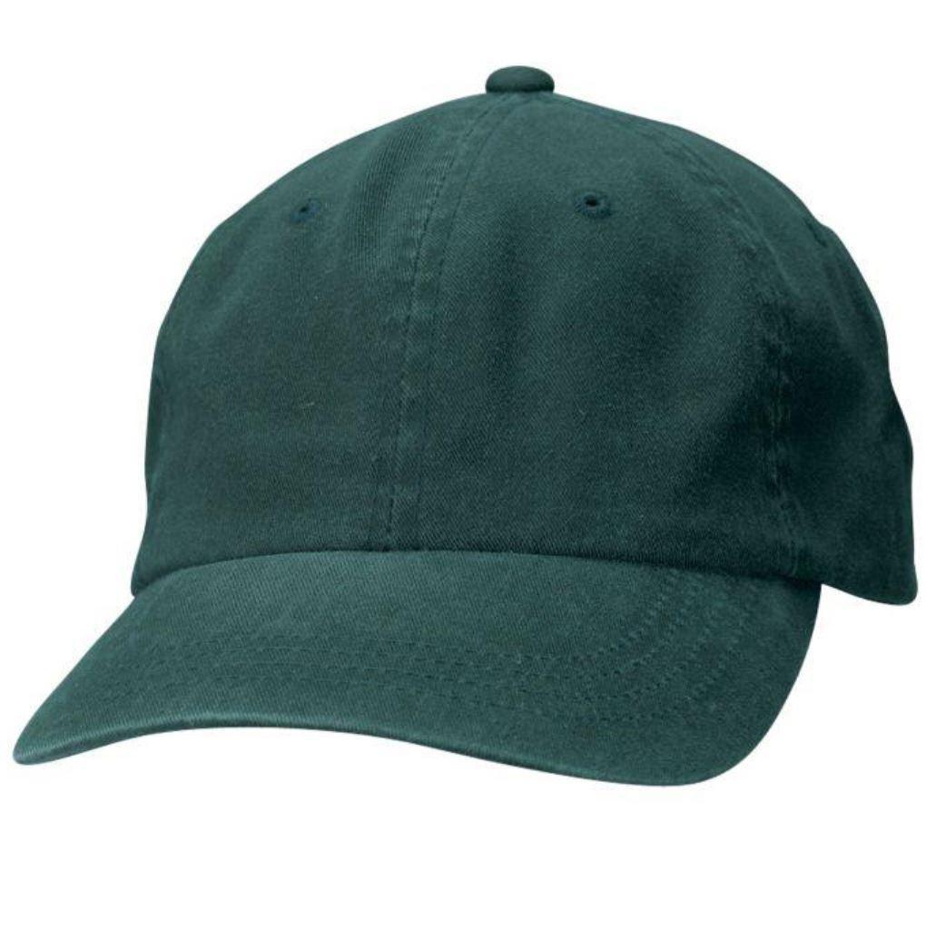 Washed Twill Cotton Baseball Cap | Nasser Dark Green