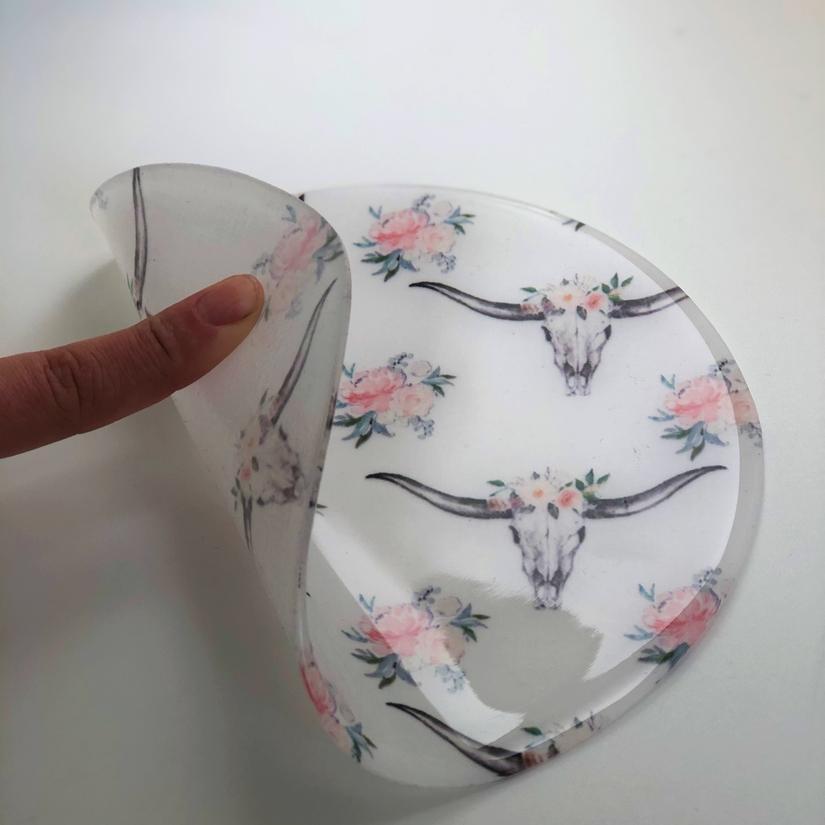Decorative Silicone Flower Longhorn