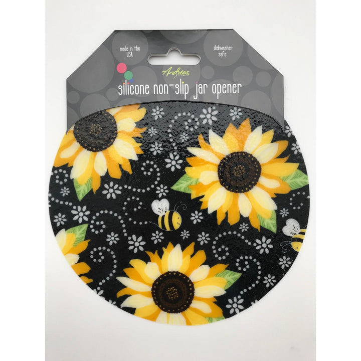 Decorative Silicone Jar Opener Beez Sunflower