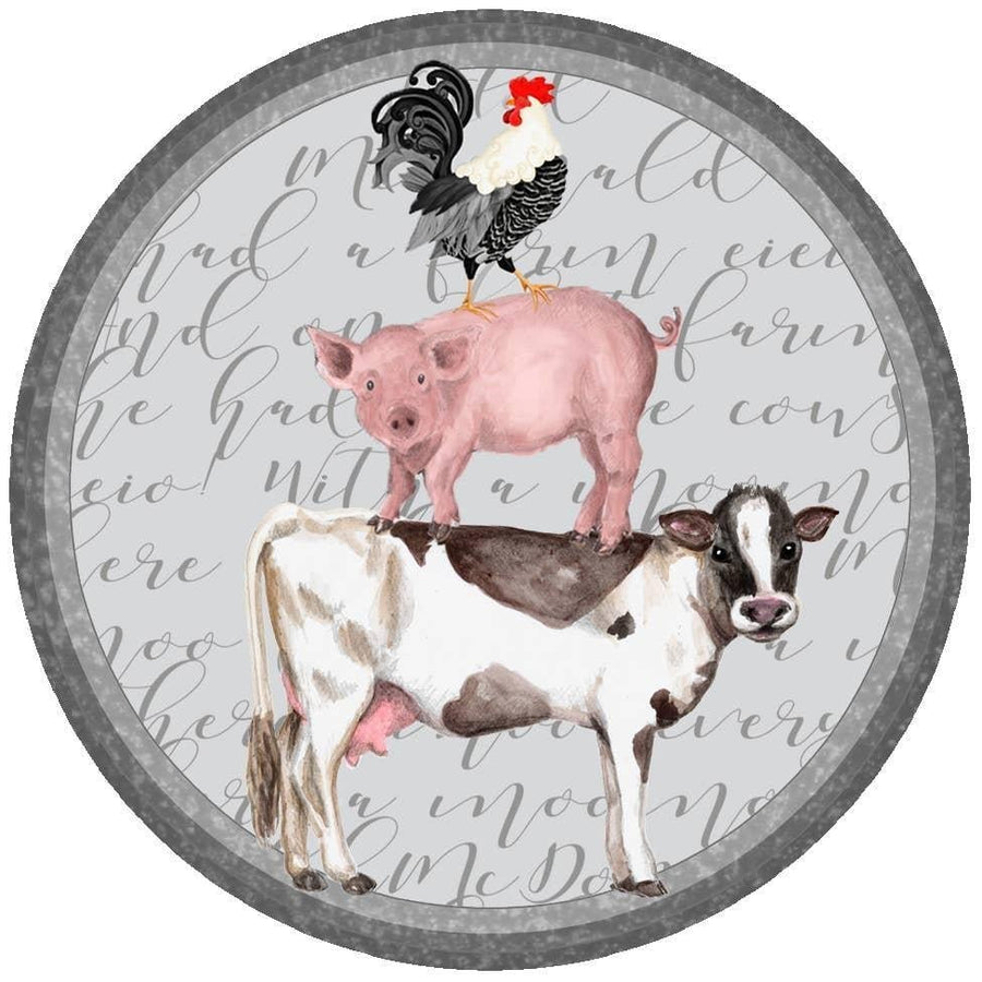 Decorative Silicone Jar Opener Farm Stack