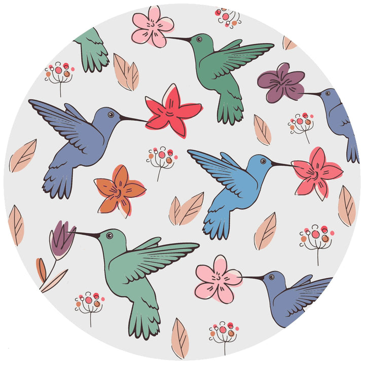 Decorative Silicone Jar Opener | Floral Hummingbird