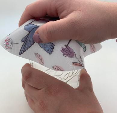 Decorative Silicone Jar Opener | Floral Hummingbird