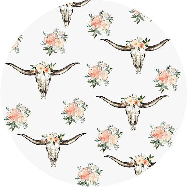 Decorative Silicone Jar Opener Flower Longhorn