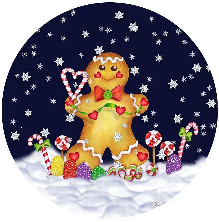 Decorative Silicone Jar Opener Gingerbread Man
