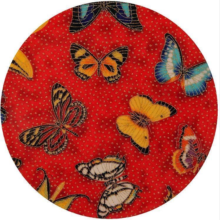 Decorative Silicone Jar Opener Glitter Butterfly