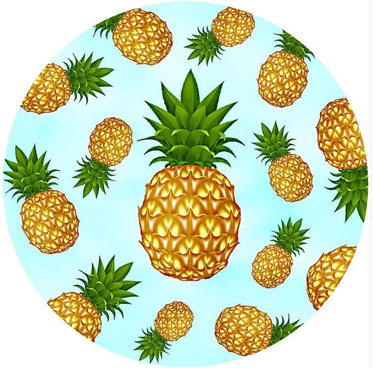 Decorative Silicone Jar Opener Pineapple