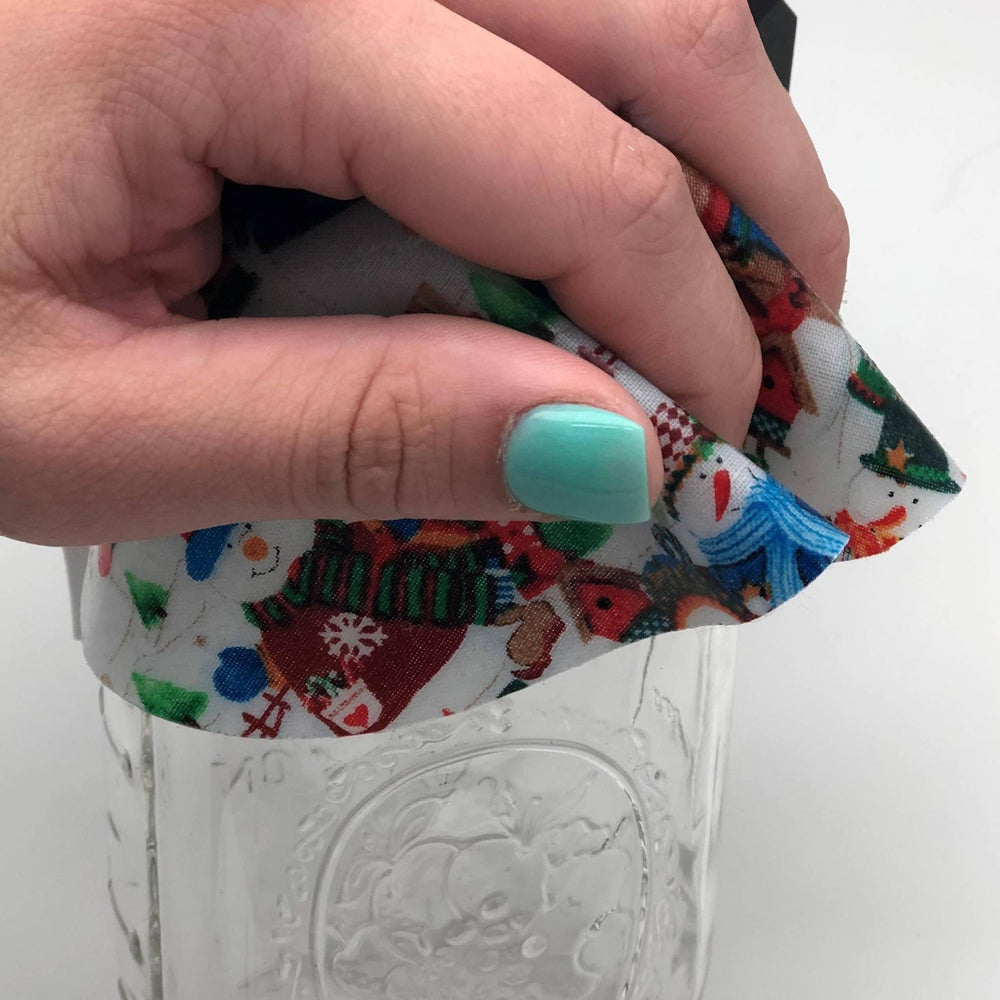 Decorative Silicone Jar Opener Snowman