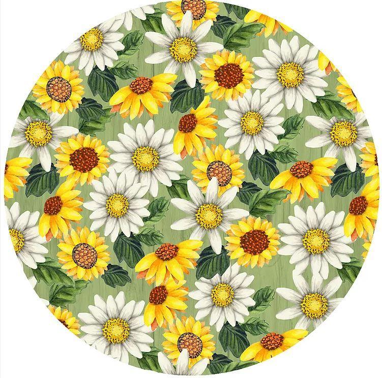 Decorative Silicone Jar Opener Sunflower Daisy