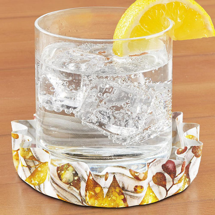 Decorative Silicone Lillie Pad Coaster | Corks