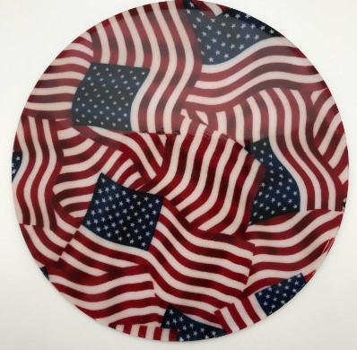 Decorative Silicone Trivet | American Flag