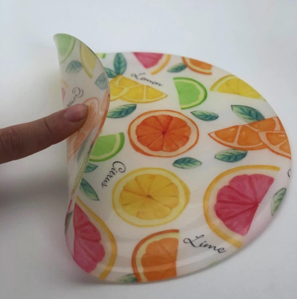 Decorative Silicone Trivet Citrus