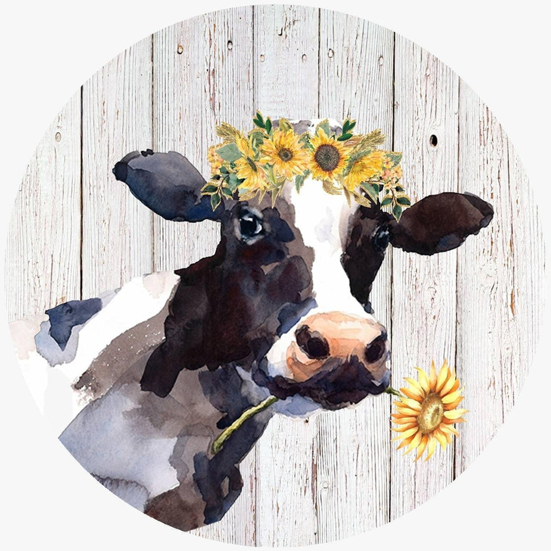 Decorative Silicone Trivet Cow Flower