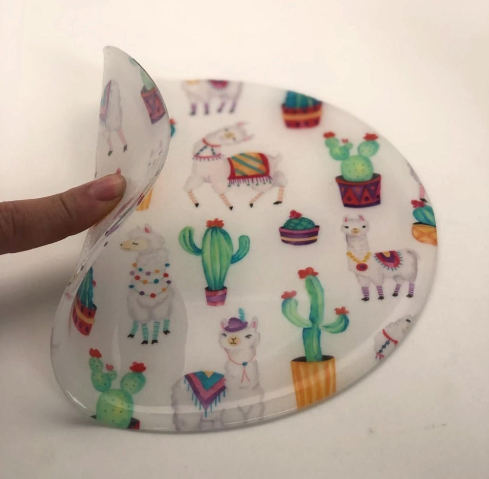 Decorative Silicone Trivet Dancing Llama