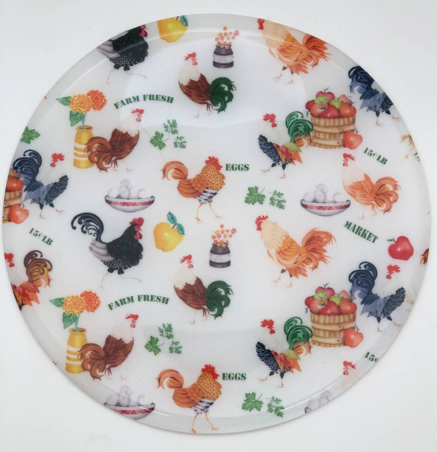 Decorative Silicone Trivet Farm Fresh
