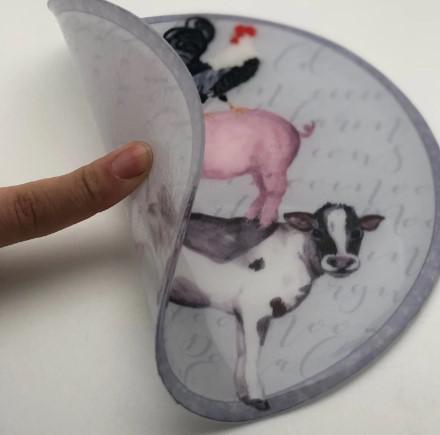 Decorative Silicone Trivet | Farm Stack
