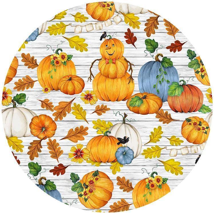 Decorative Silicone Trivet Pumpkin Harvest
