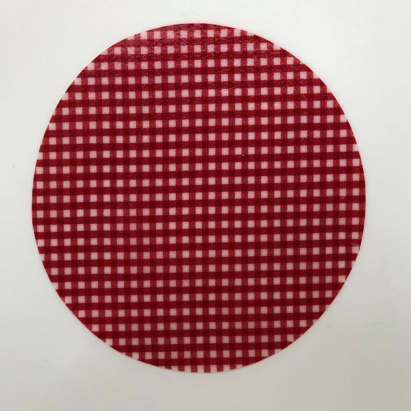 Decorative Silicone Trivet | Red Gingham