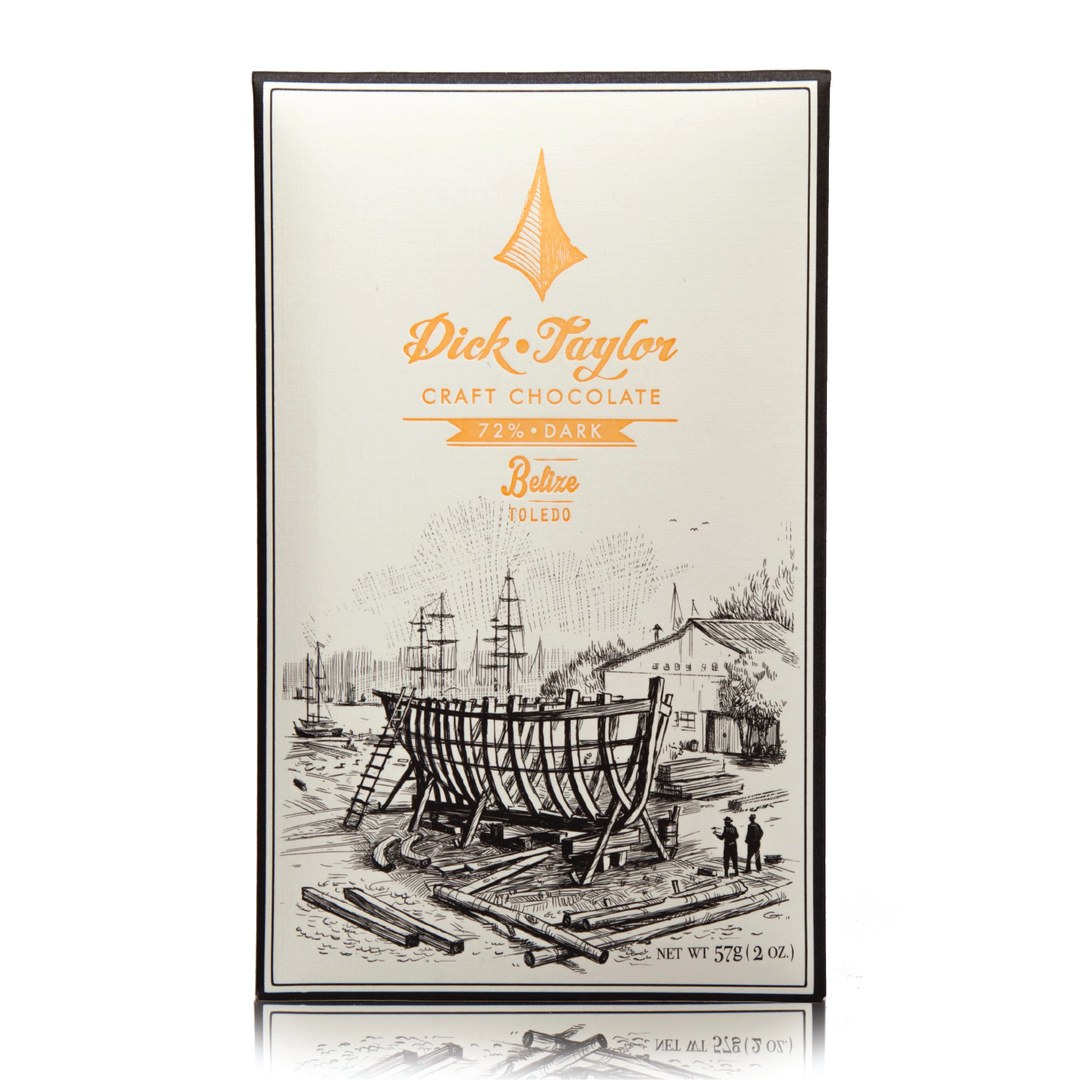 Dick Taylor Chocolate 72% Belize, Toledo Dark Chocolate