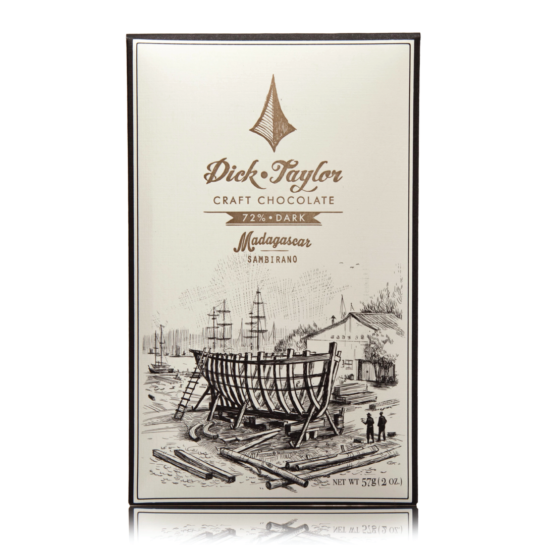 Dick Taylor Chocolate 72% Madagascar, Sambirano Dark Chocolate