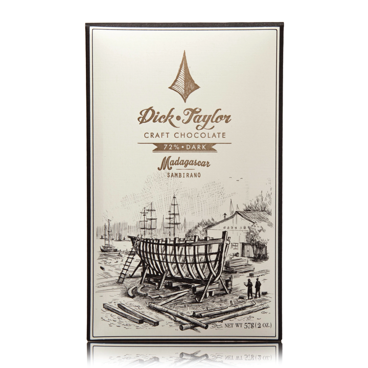 Dick Taylor Chocolate 72% Madagascar, Sambirano Dark Chocolate