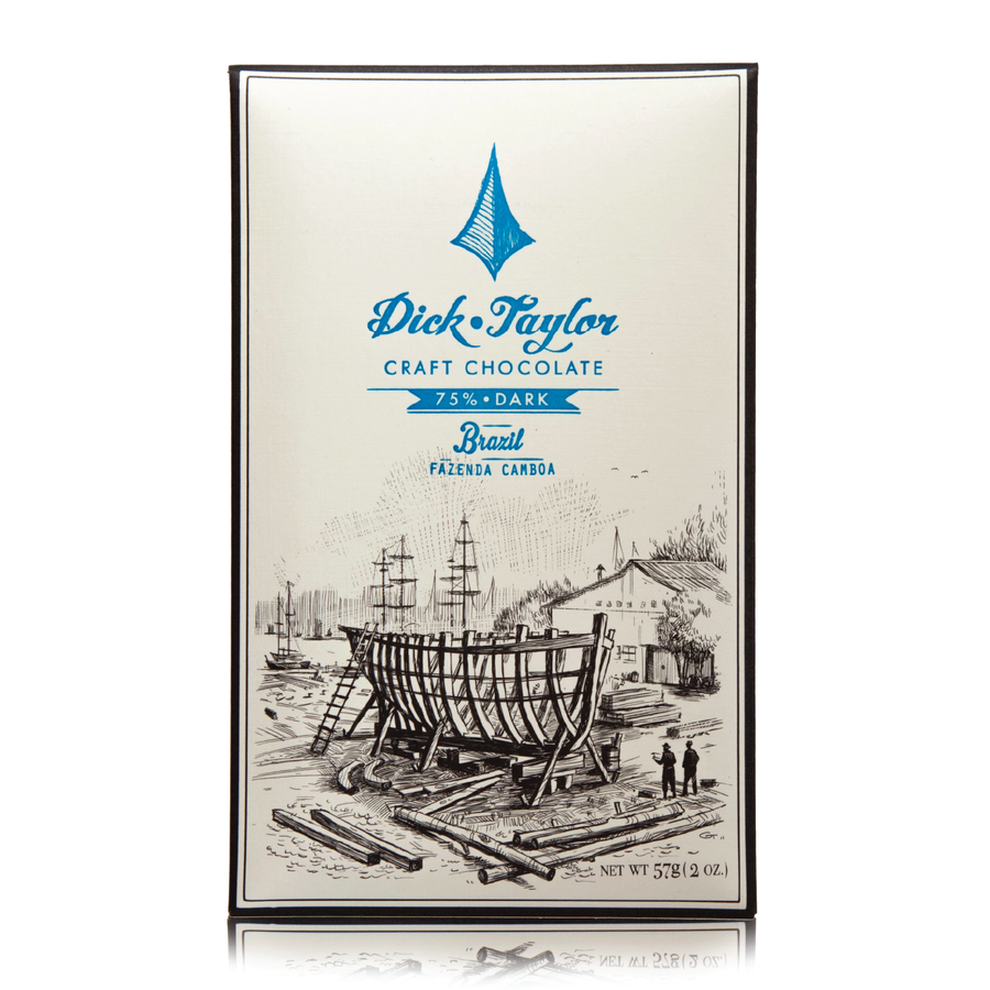 Dick Taylor Chocolate 75% Brazil, Fazenda Camboa Dark Chocolate