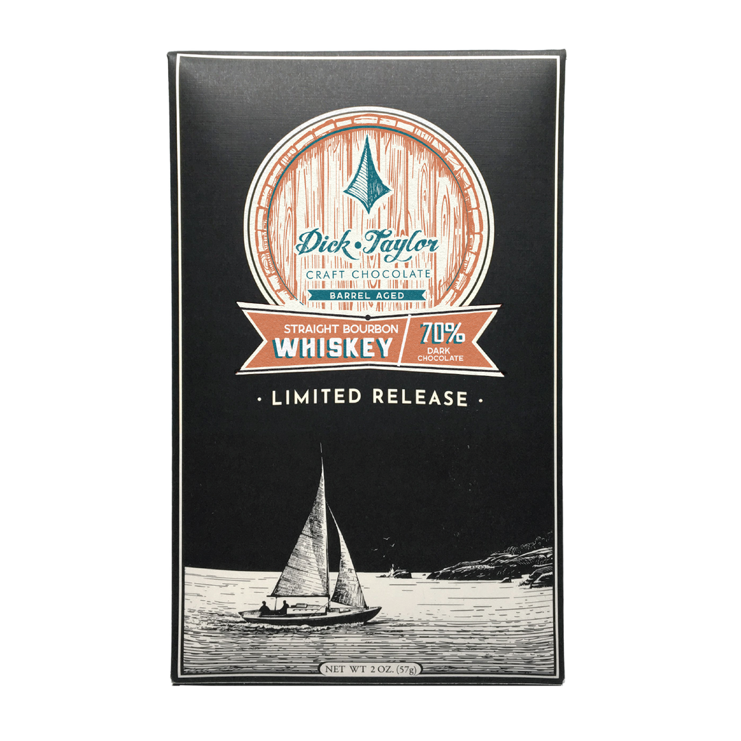 Dick Taylor Chocolate Straight Bourbon Whiskey 70% Dark Chocolate