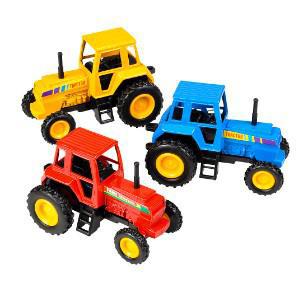 Diecast Pull Back Farm Tractors