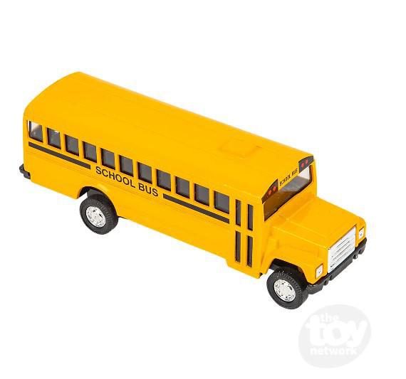 Diecast Pull Back School Bus