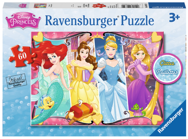 Disney Princess Heartsong 60 Piece Glitter Puzzle by Ravensburger