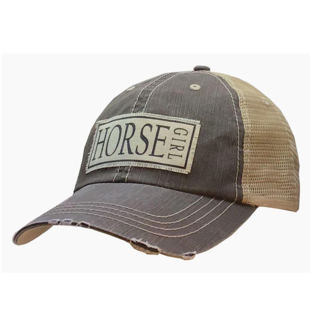 Distressed Baseball Cap | Horse Girl