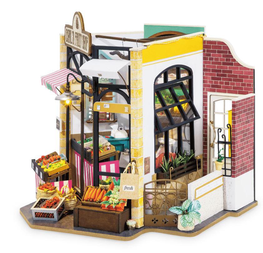 DIY Dollhouse Miniature Kit | Carl's Fruit Shop