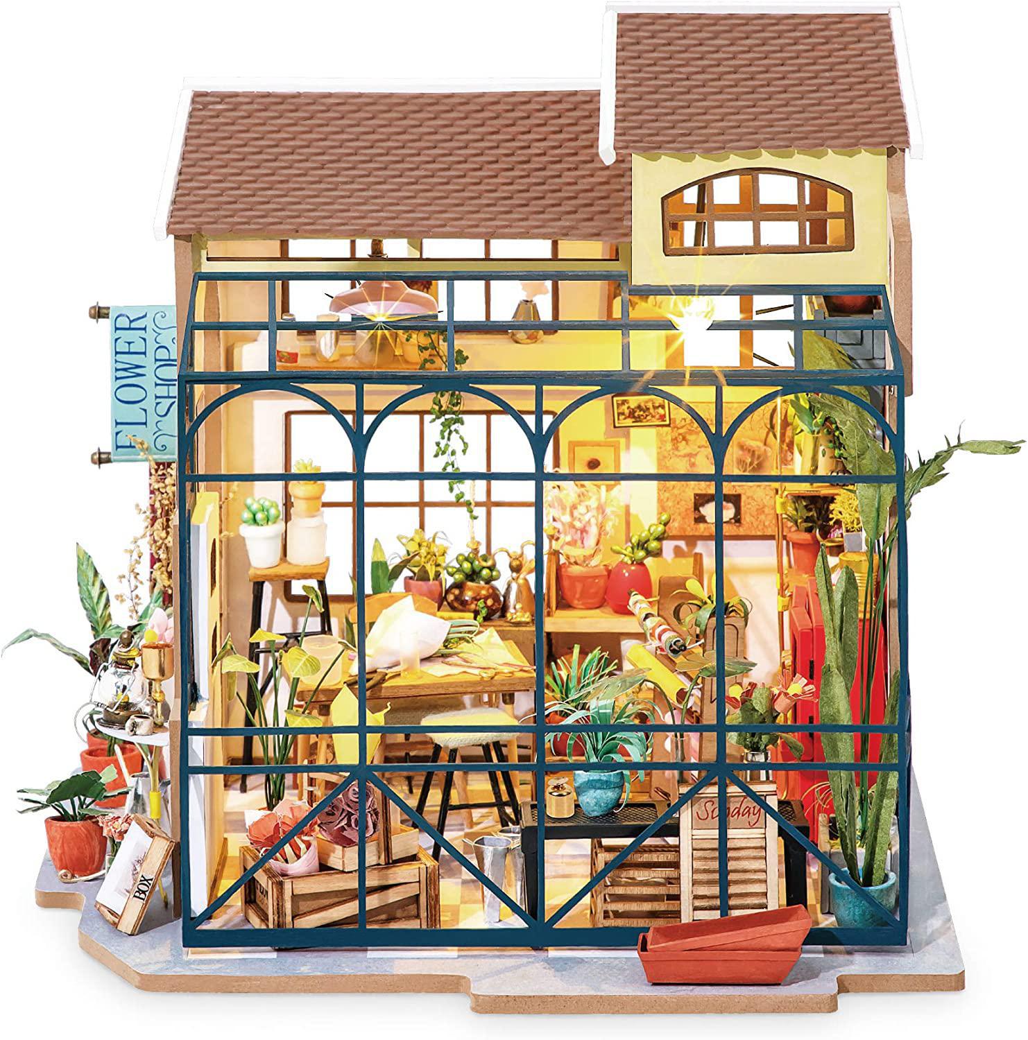 DIY Dollhouse Miniature Kit | Emily's Flower Shop