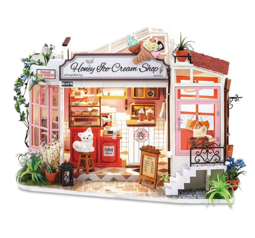 DIY Dollhouse Miniature Kit | Honey Ice Cream Shop