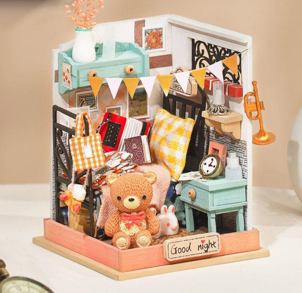 DIY Dollhouse Miniature Kit | Sweet Dream (Bedroom)