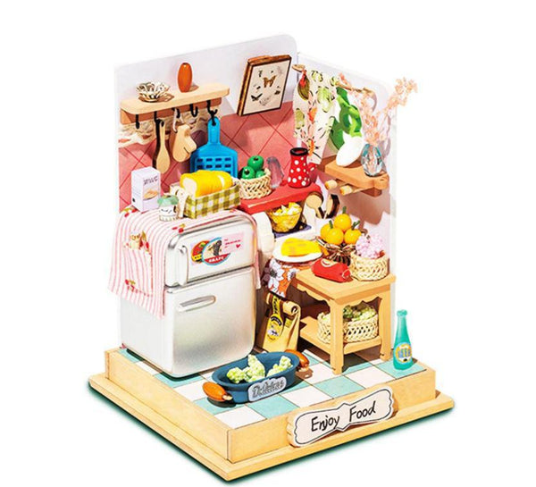 DIY Dollhouse Miniature Kit | Taste Life Kitchen