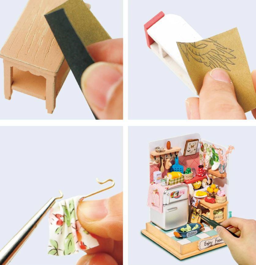 DIY Dollhouse Miniature Kit | Taste Life Kitchen