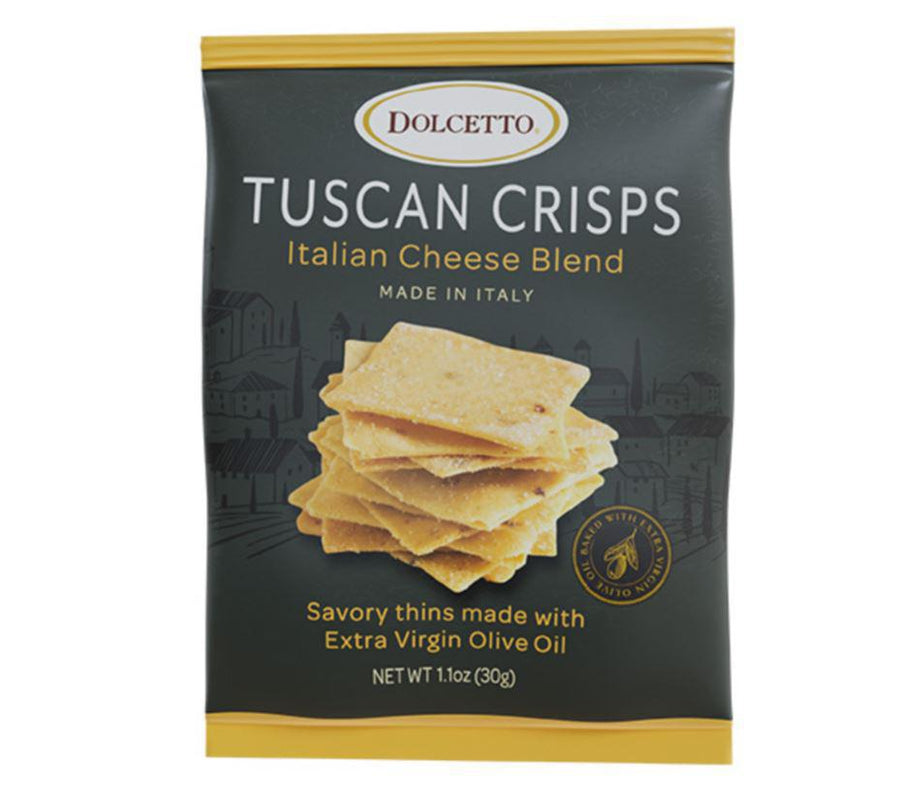 Dolcetto Tuscan Crisps | Italian Cheese -Single Serve