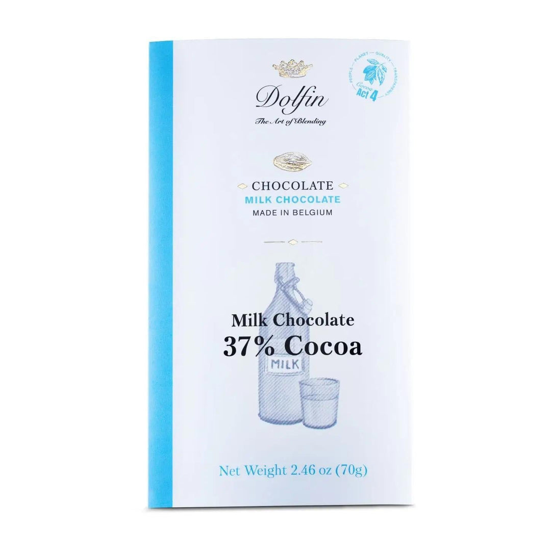 Dolfin Fine Belgium Chocolate | Milk Chocolate 37% Cocoa