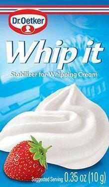 Dr. Oetker Whip It Stabilizer for Whipping Cream