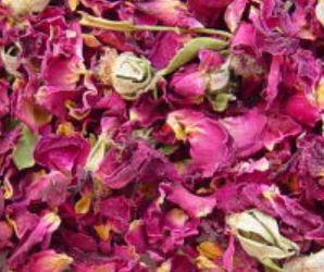 Dried Red Rose Petals