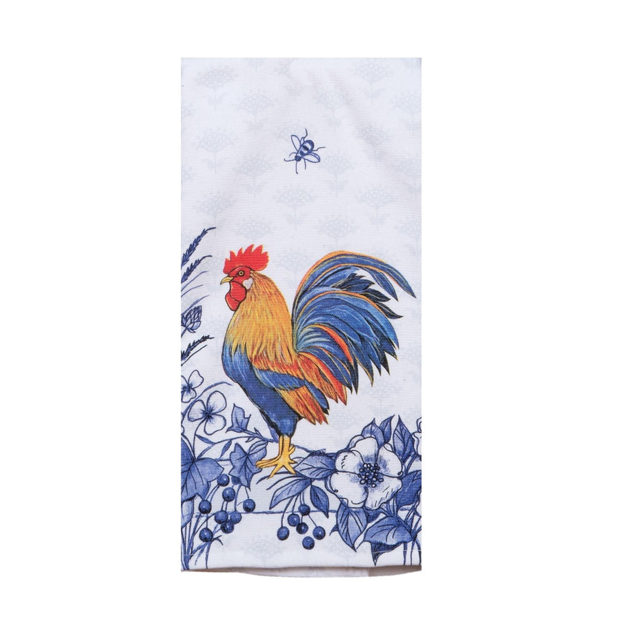 Dual Purpose Terry Towel | Blue Rooster