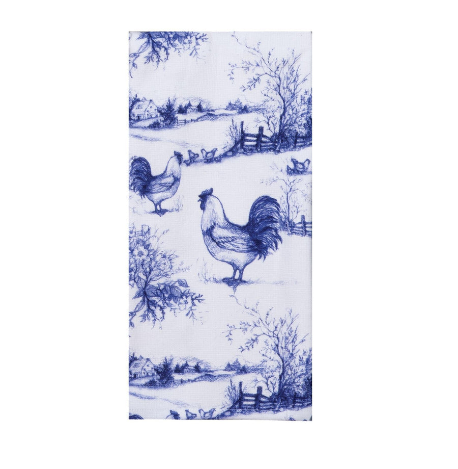 Dual Purpose Terry Towel | Blue Rooster