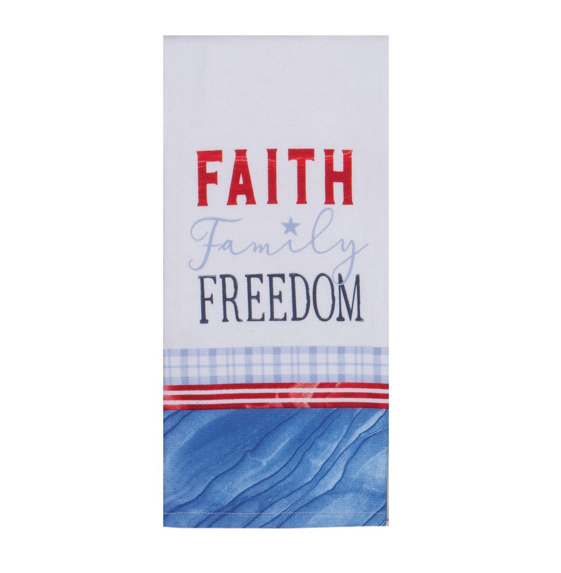 Dual Purpose Terry Towel | Faith Family Freedom