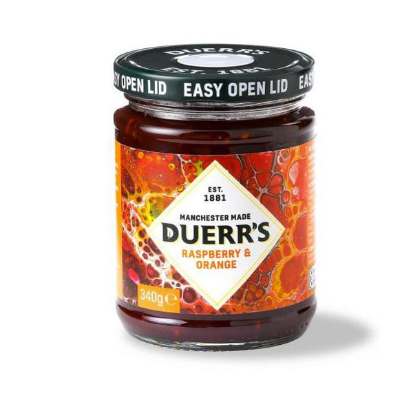 Duerr's Manchester Raspberry and Orange Marmalade