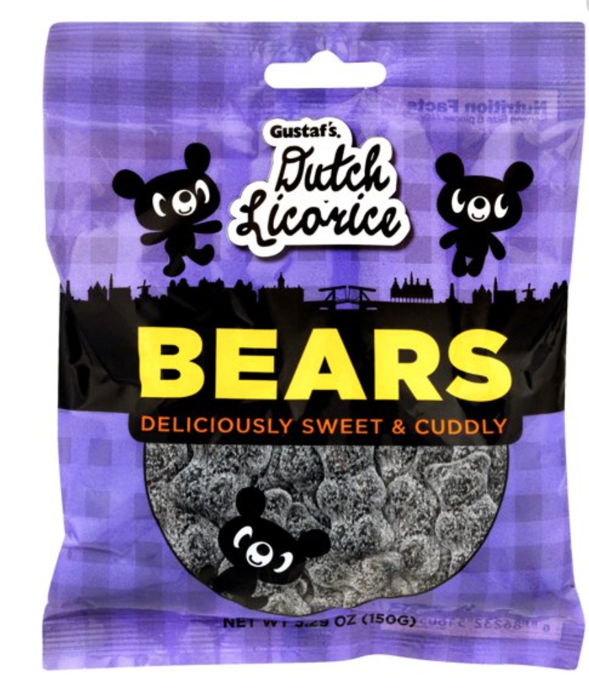 Dutch Licorice Bears by Gustaf's