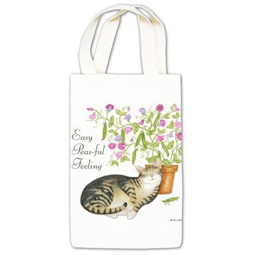 Easy Peas-ful Cat Gourmet Gift Tote