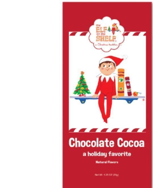 Elf on the Shelf Candy Cane Hot Cocoa Packet