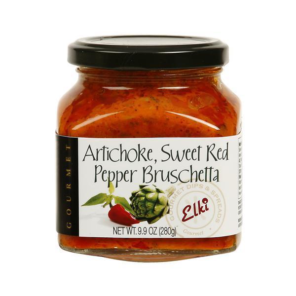 Elki Artichoke, Sweet Red Pepper Bruschetta