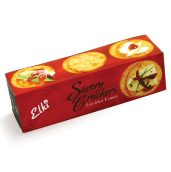Elki Savory Crackers | Sundried Tomato